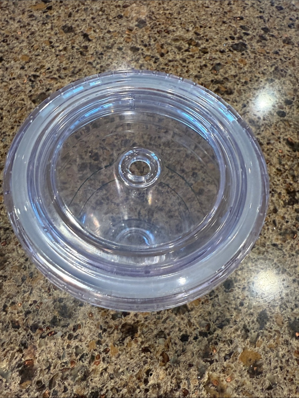 Starbucks Clear Tumbler with Green Logo and Clear Lid 18oz - Picture 2 of 3